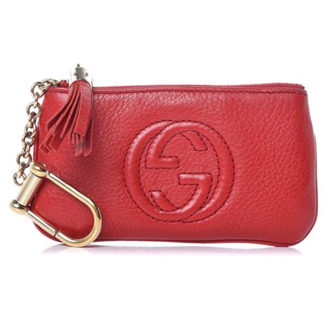 gucci key case red|Gucci keychain vintage.